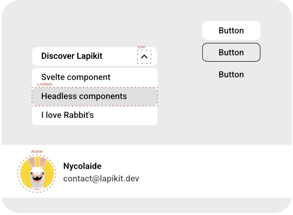 18 Svelte components